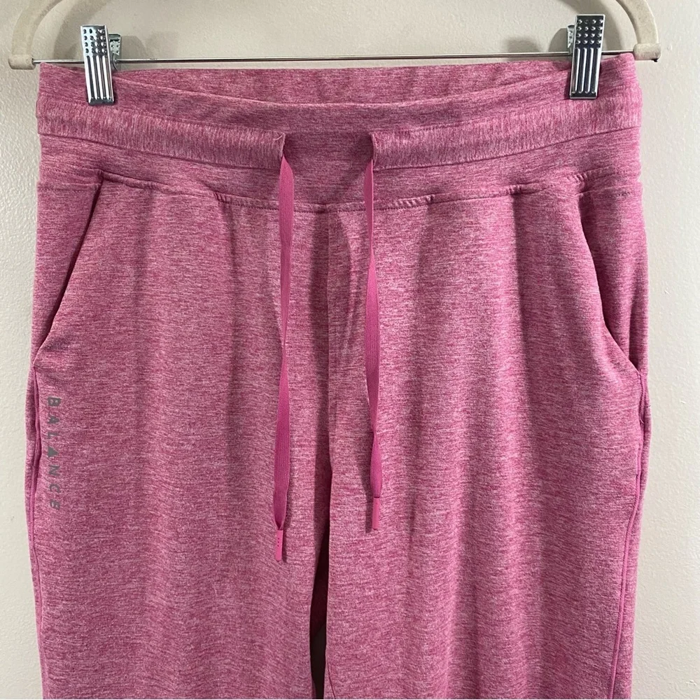 Balance Athletica Womens Large Jogger Sweatpants Yoga Active Heathered Pink - Picture 3 of 10